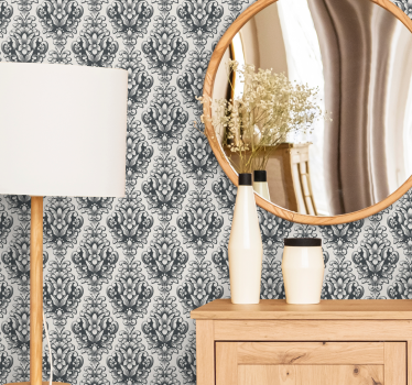 Tapet baroc forme botanice grațioase - TenStickers