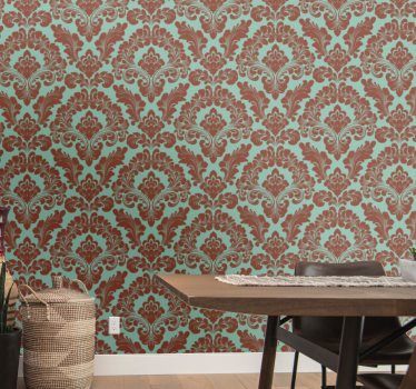Tapet baroc imprimeu elegant damasc - TenStickers