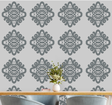Tapet baroc modele florale complicate - TenStickers