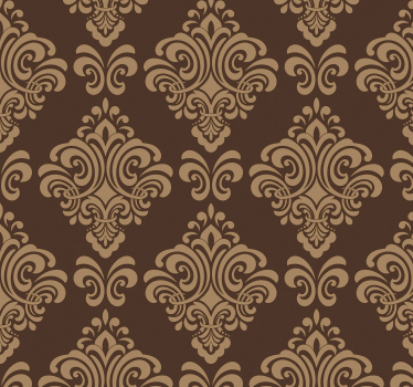 Tapet baroc modele florale ornamentate - TenStickers