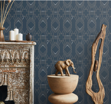 Tapet clasic cu romburi art déco - TenStickers