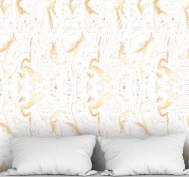 Tapet cu efect de marmura imitatie textura marmura aurie - TenStickers
