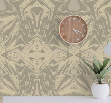 Tapet abstract model elegant bej - TenStickers