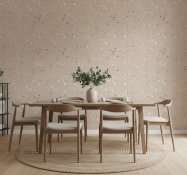 Tapet marmură model terrazzo neutru - TenStickers