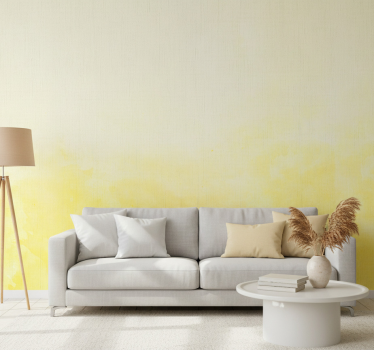 Tapet vintage efect ombre galben luminos - TenStickers