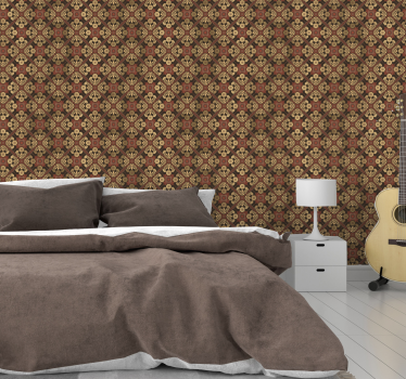 Tapet vintage pentru dormitor - TenStickers